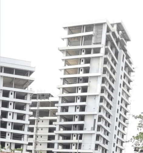 Ikoyi Building Tilted Days Before Collapse (Photo)