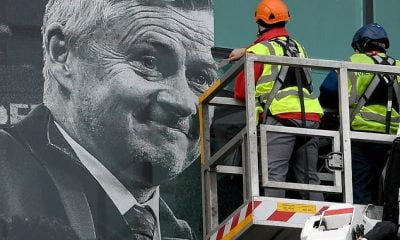 Ole Gunnar Solskjaer's Giant Mural Torn Outside Manchester United Stadium (Photos)