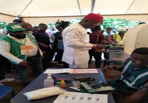 Anambra Election: PDP's Ozigbo Votes, Commends Massive Turnout
