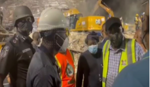 Sanwo-Olu Visits Scene Of Ikoyi Building Collapse [Video]