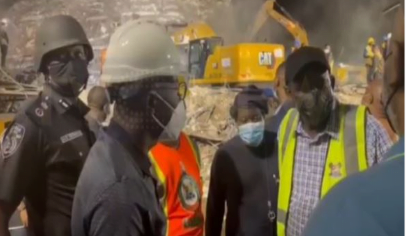 Sanwo-Olu Visits Scene Of Ikoyi Building Collapse [Video]
