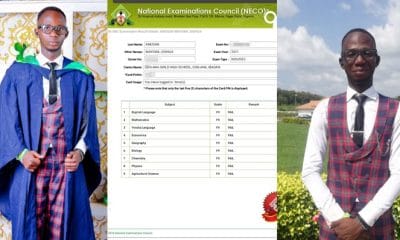 Young Nigerian Man Who Had F9 Parallel In NECO Bags First-Class