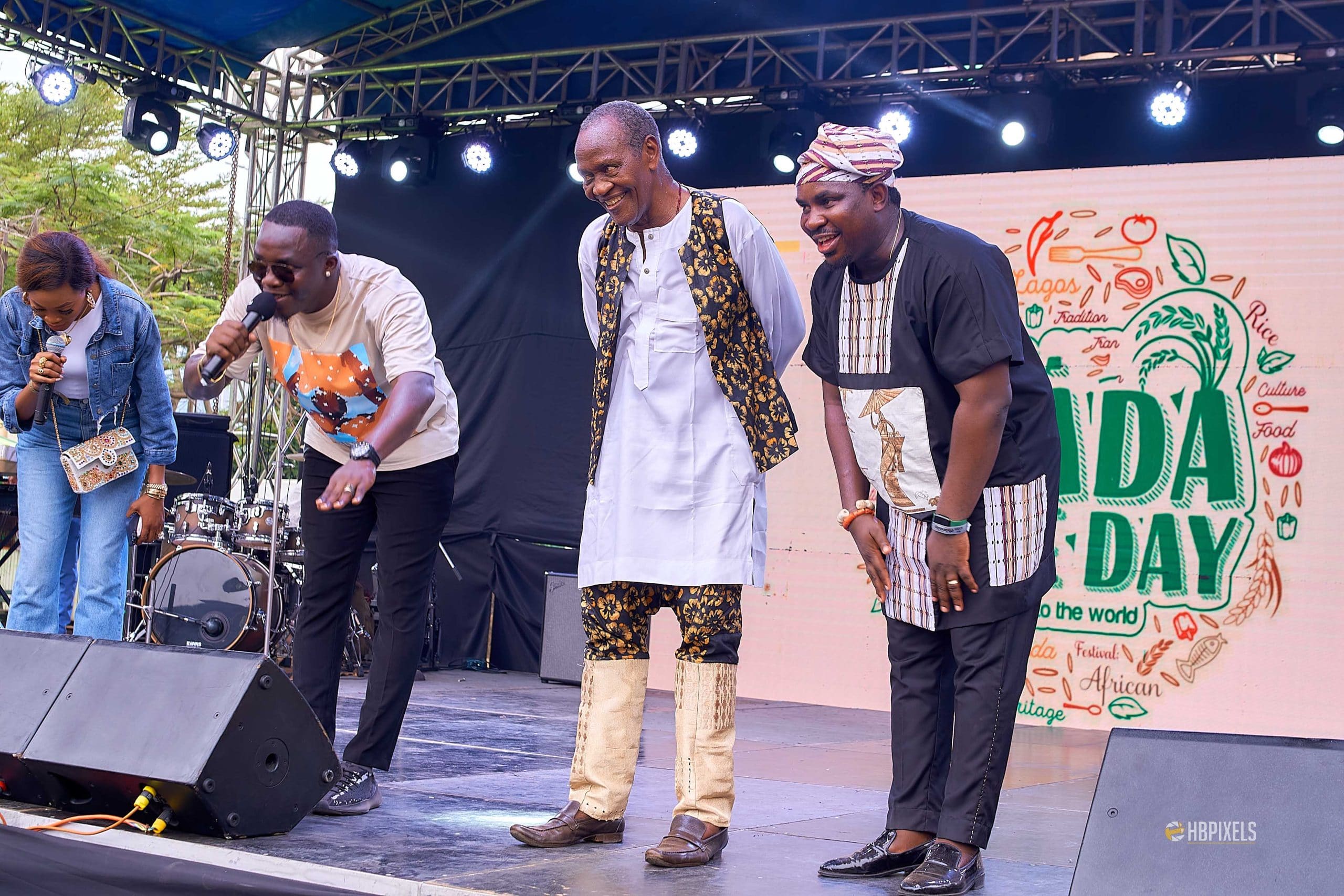 Jimi Sholanke, Shaggi, Kenny Black, Others Thrills Fans At Ofada Rice Day Event In Lagos    