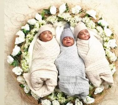 Couple Welcomes Triplet After 13 Years In Marriage