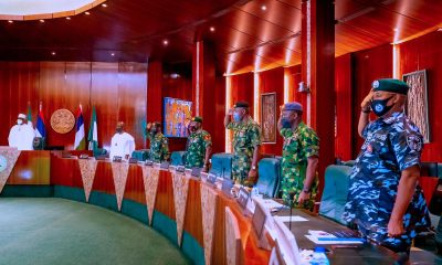 President Buhari Presides Over Last Security Council Meeting For The Year (Photos)