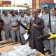 Customs seizes containers of weapons in Lagos State