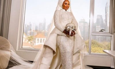 Revealed: Bimpe Oyebade's Wedding Gown Cost Millions Of Naira (Photos)