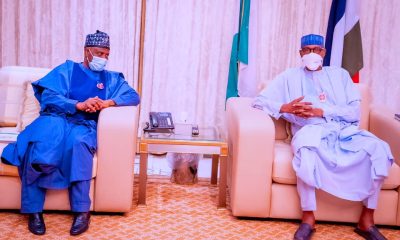Insecurity: Sokoto Governor, Tambuwal Visits Buhari In Abuja