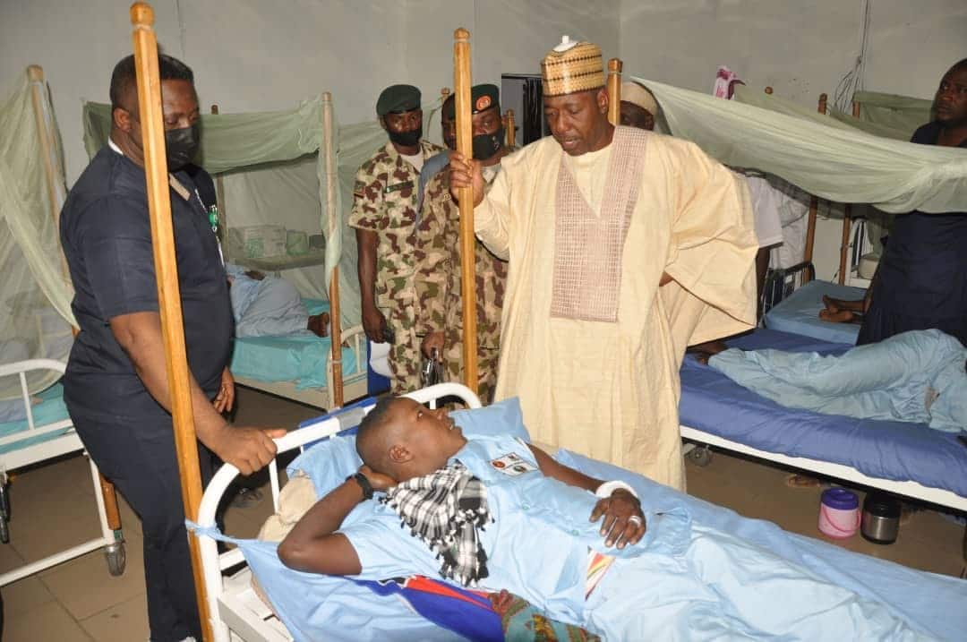Zulum Donates N5m To Injured Soldiers In Borno