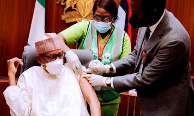 Buhari Receives COVID-19 Booster Vaccine [Photos]
