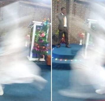 Nigerians React As Pastor Shares Photos Of ‘Angel Captured In His Church’