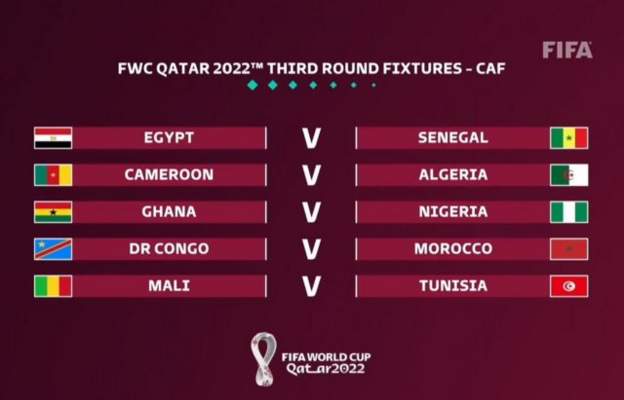 Nigeria will face Ghana in a World Cup qualifier