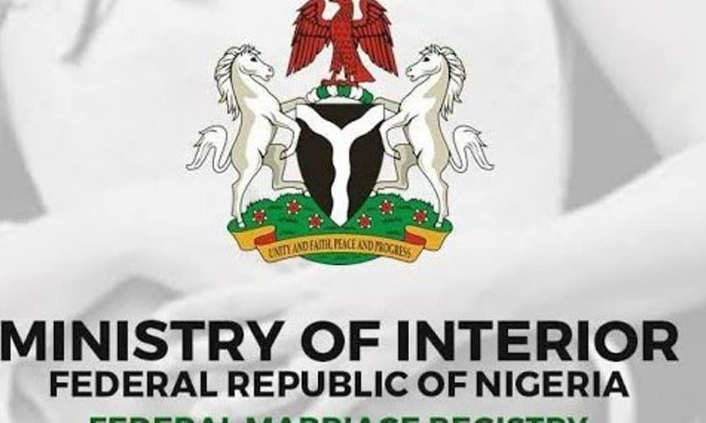 FG To Inspect Religious Houses For Issuance Of Licence To Conduct Statutory Marriages