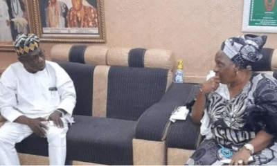 Obasanjo Visits Olubadan’s Widow In Ibadan