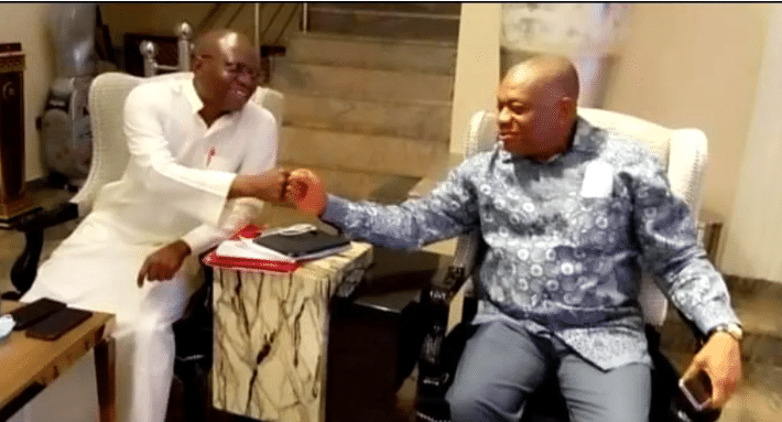 2023: Orji Kalu Meets Senator Musa In Abuja