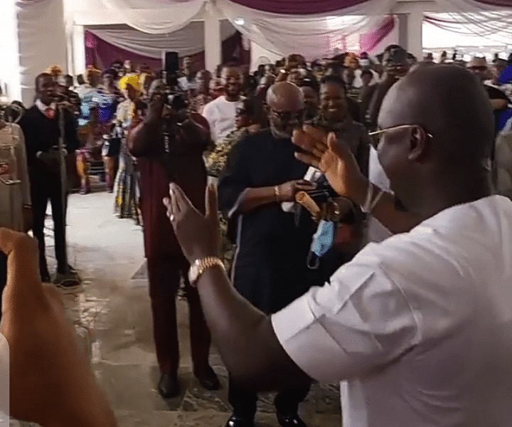Reactions As Obi Cubana Conducts His Church Choir (Video)