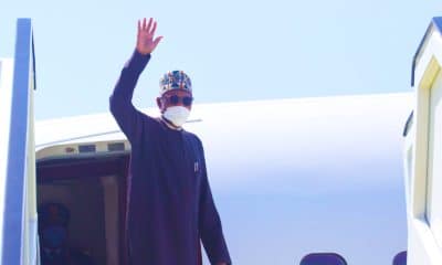 Breaking: Buhari Travels To London For 2 Weeks Medical Check-up
