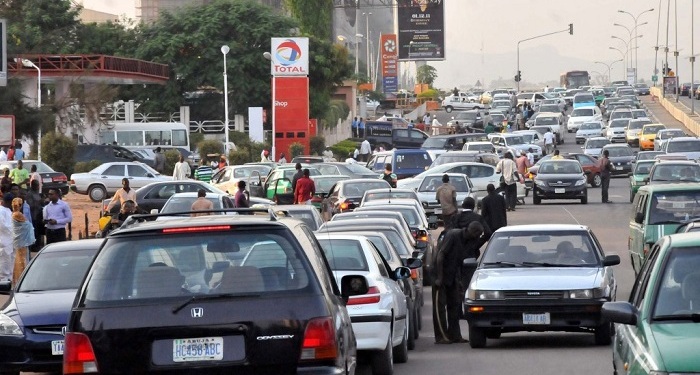 Over 200,000 Cars Stacked As Fuel Scarcity Hits Lagos