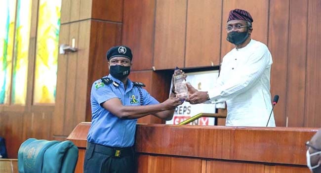 DCP Abba Kyari being honored by the House of Representatives