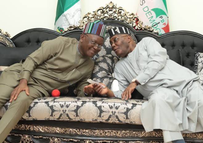 You Are Free To Support Any Candidate But Don't Blame Me For What Is Happening In Benue - Atiku Replies Ortom