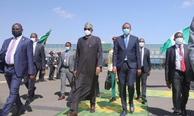 Just In: President Buhari Returns To Nigeria From Ethiopia
