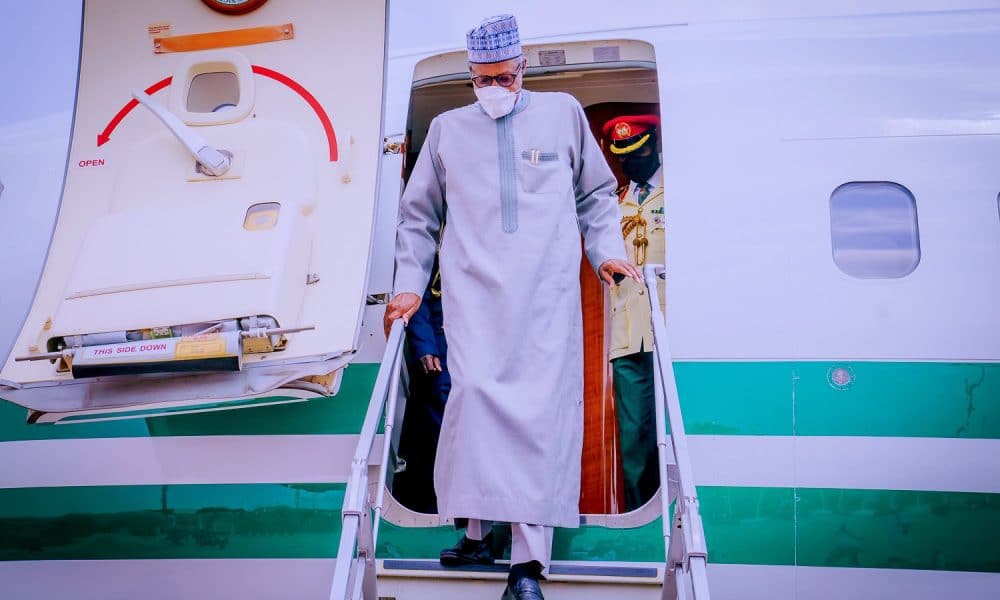 Buhari Arrives Borno On One-Day Visit, Commissions Projects