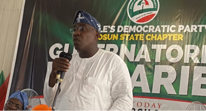 Dotun Babayemi Emerges Factional PDP Guber Candidate For Osun Election