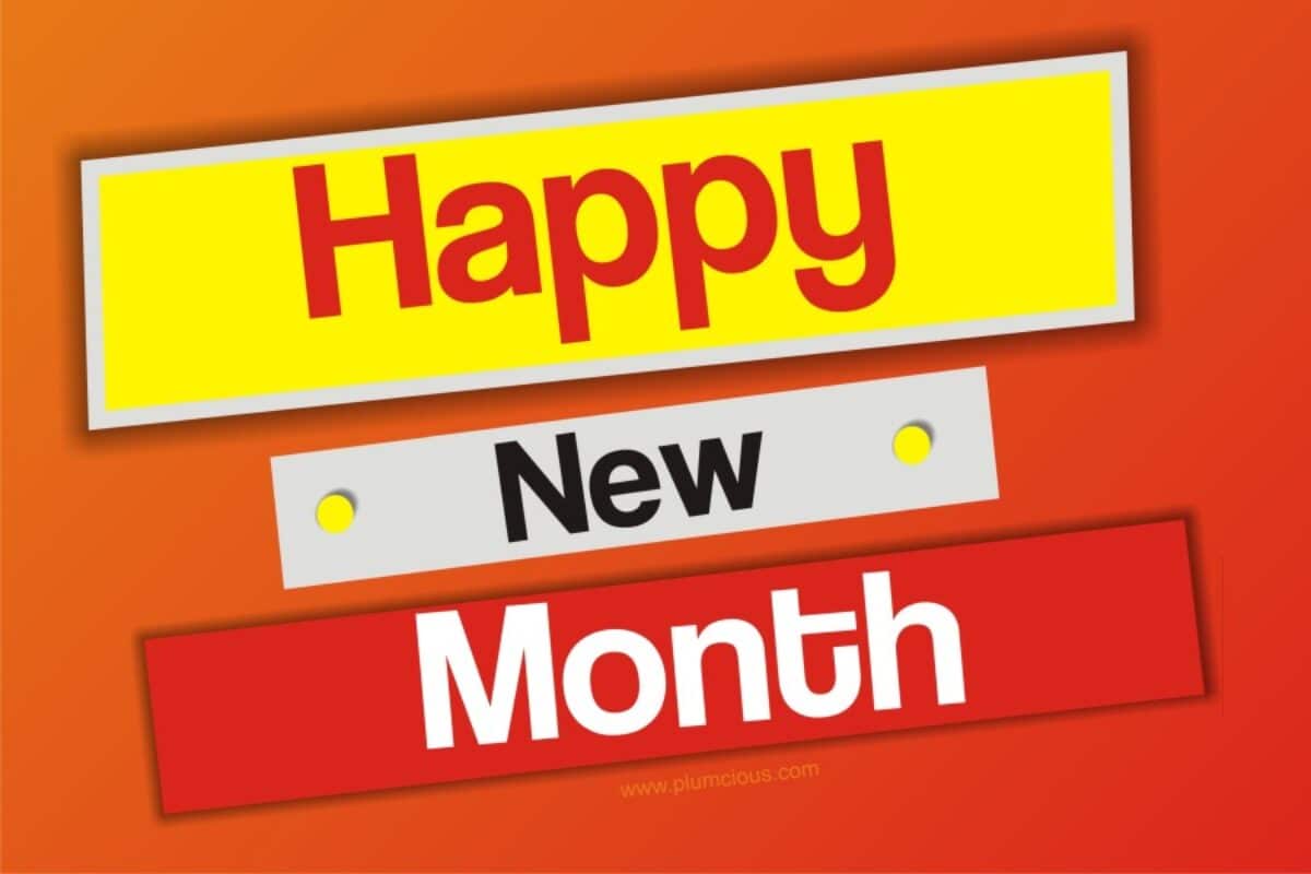 Happy New Month Wishes Messages