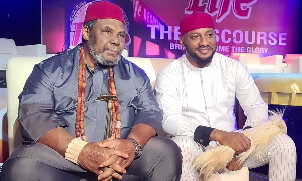 Yul Edochie Celebrates Father, Pete Edochie With Emotional Words On His Birthday