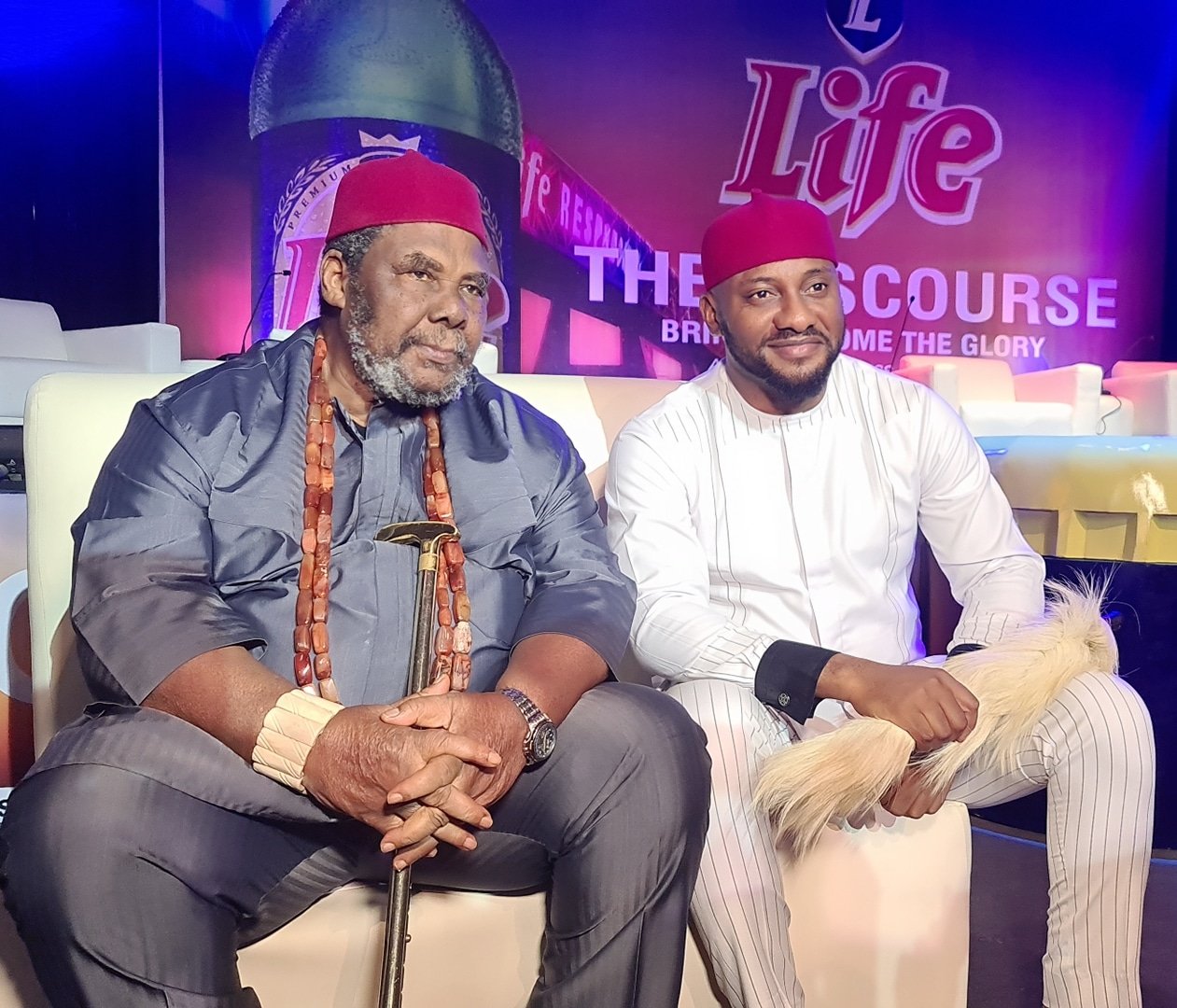 Yul Edochie Celebrates Father, Pete Edochie With Emotional Words On His Birthday