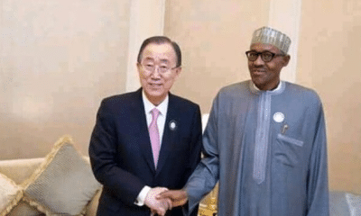 Ban Ki-moon To Buhari: Your Handling Of Insecuirty In Nigeria Commendable