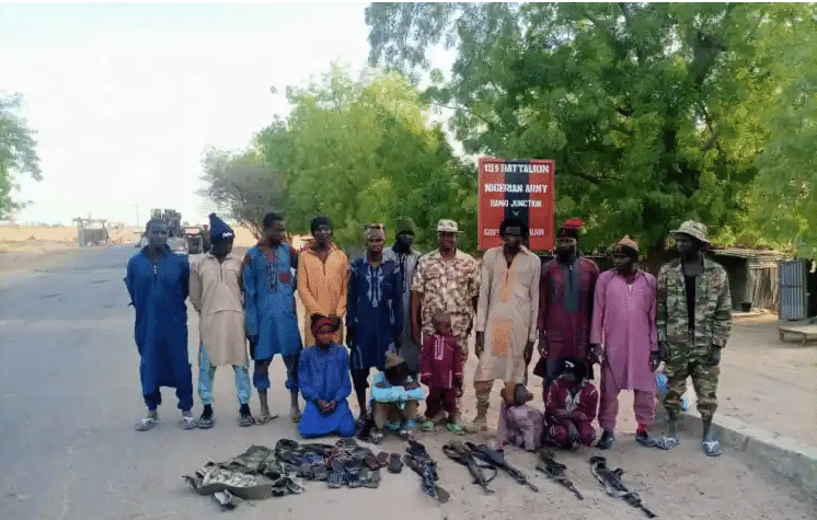 10 Boko Haram/ISWAP Terrorists Surrender To Troops In Borno