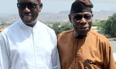 Okowa Begs Obasanjo To 'Help' Nigeria, Opens Up On 2023 Presidential Ambition