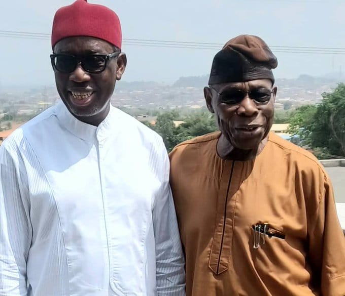 Okowa Begs Obasanjo To 'Help' Nigeria, Opens Up On 2023 Presidential Ambition