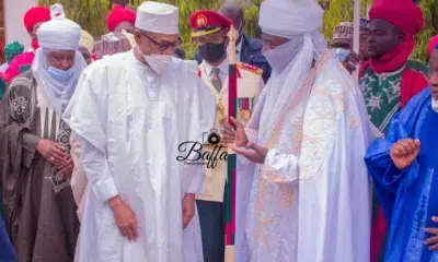 Buhari Visits Emir Of Kano, Aminu Ado Bayero [Photos]