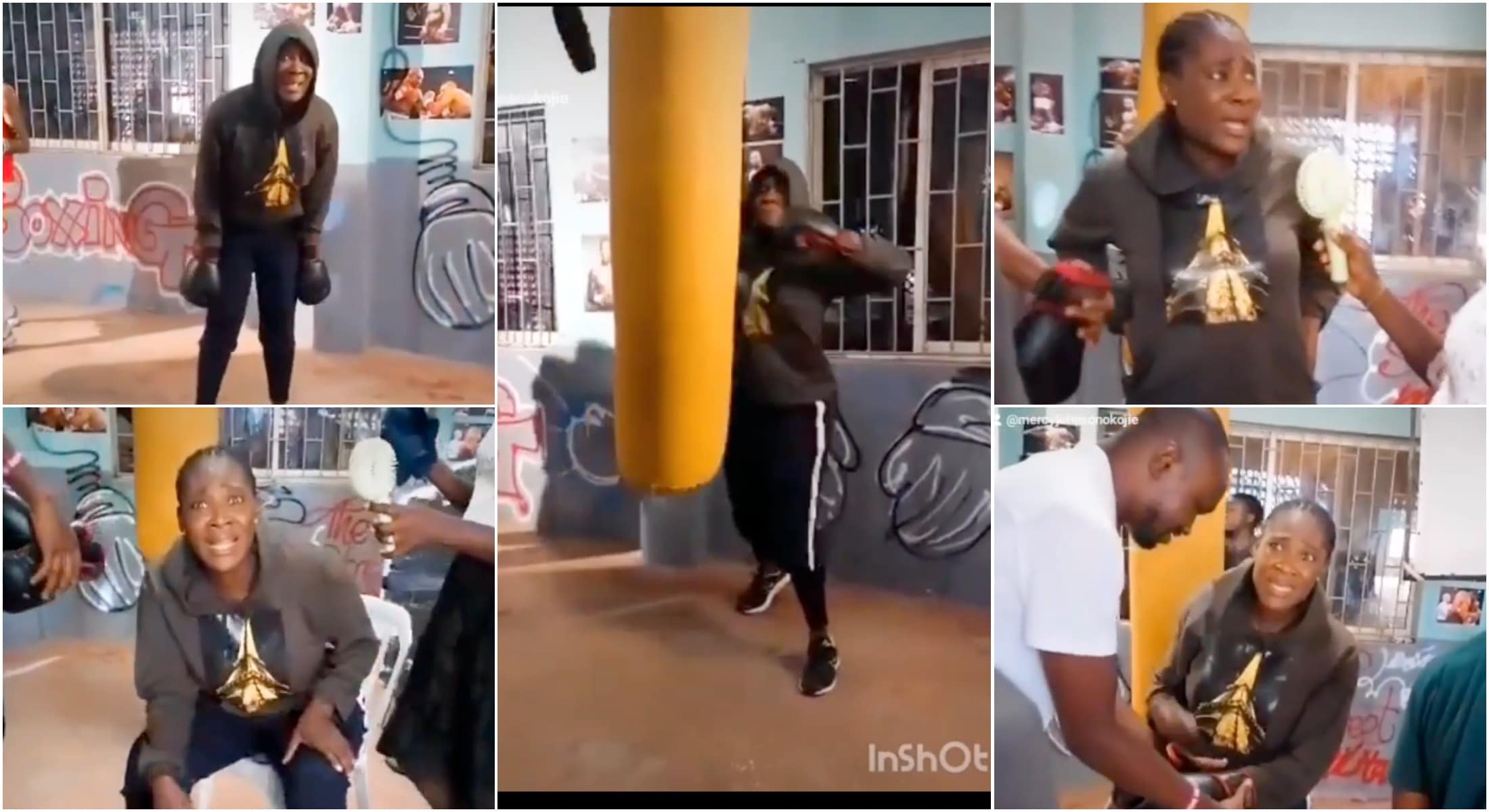 Who Send Me? Mercy Johnson Pants Profusely After Engaging In Punching Bag  Workout - Nigeria and World News