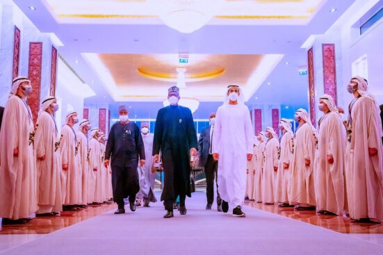 Muhammadu Buhari in Dubai