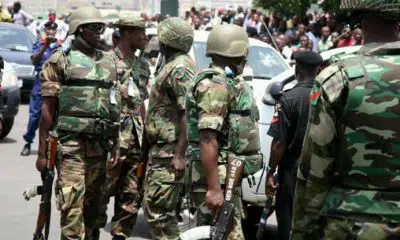 JUST IN: Three Military Officers Faint At Eagles Square During Democracy Day Parade