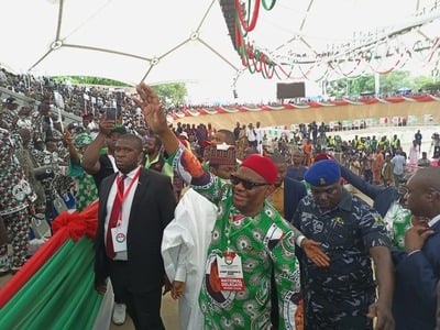 Wike arrives for PDP primaries