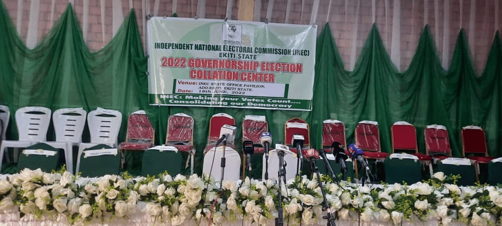 Ekiti Governorship Election: INEC Centre For Final Collation And Announcement Of Results Ready