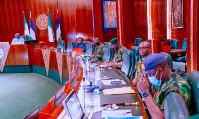 Buhari Meets Service Chiefs, Security Heads, Others In Aso Rock