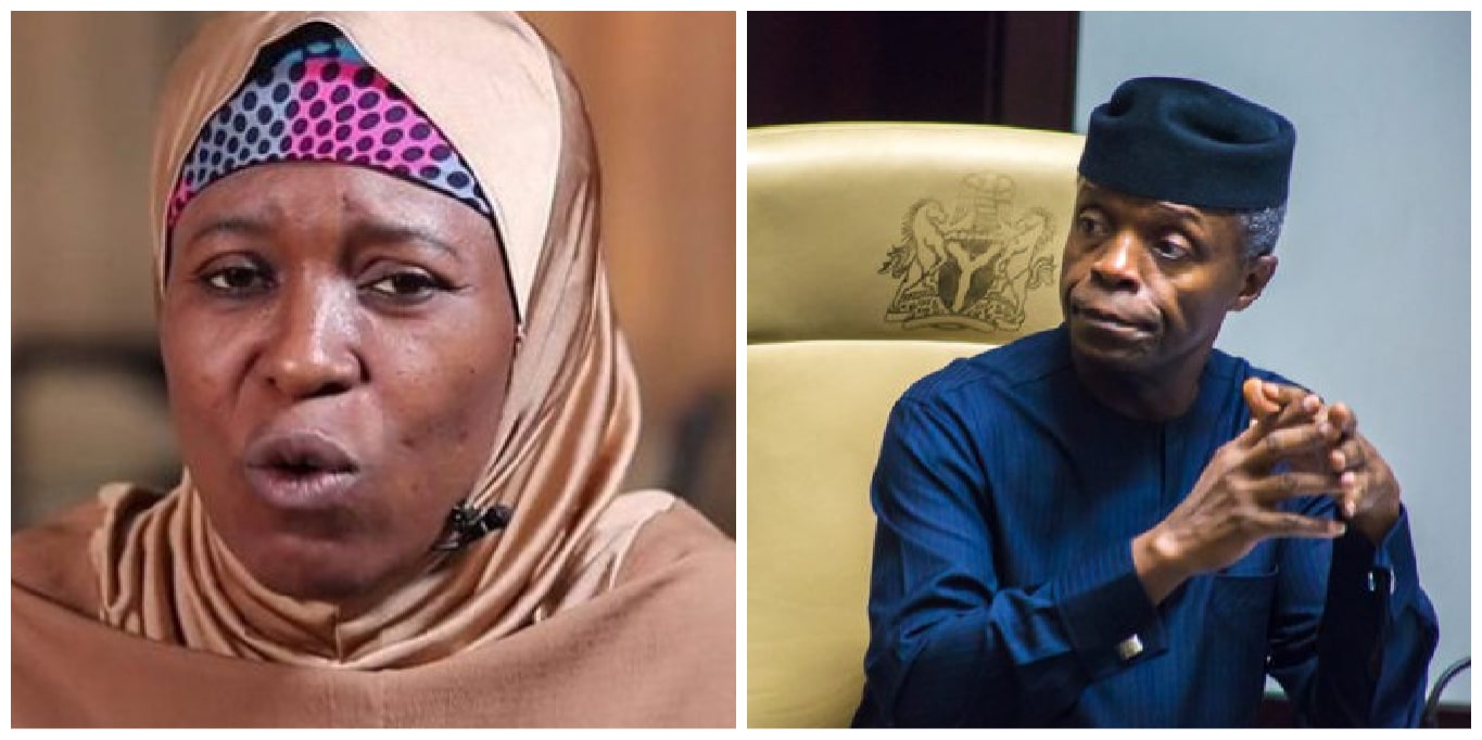 2023: Why Osinbajo Lost APC Ticket To Tinubu – Aisha Yesufu