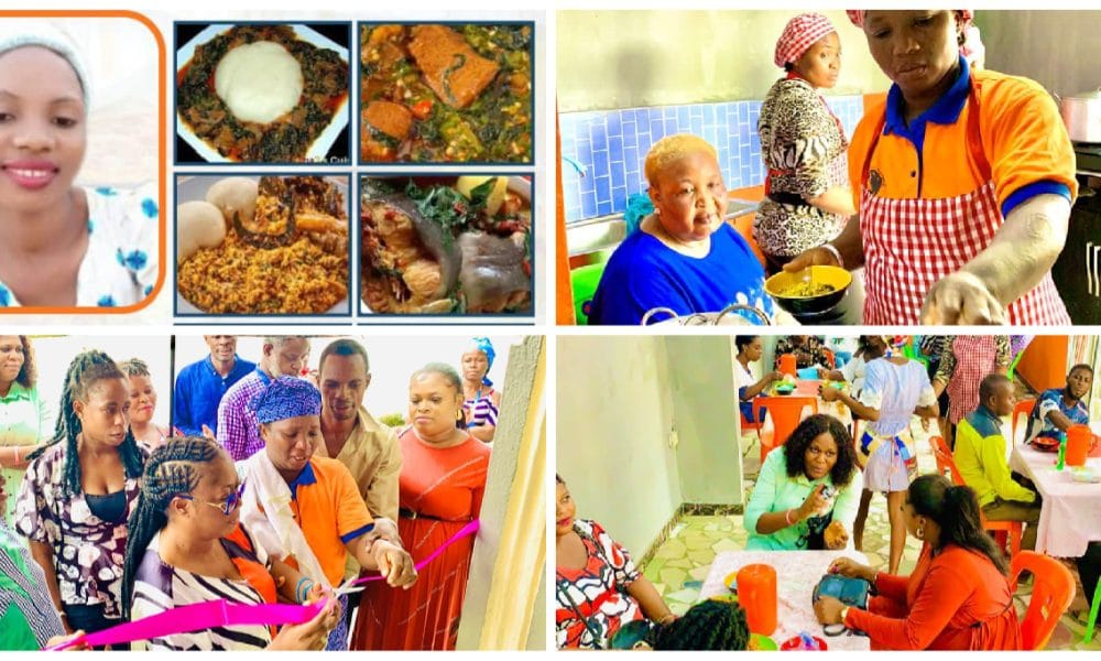 Cheers As Deborah Yakubu's Parents 'Open' Restaurant In Port Harcourt - [Photos]