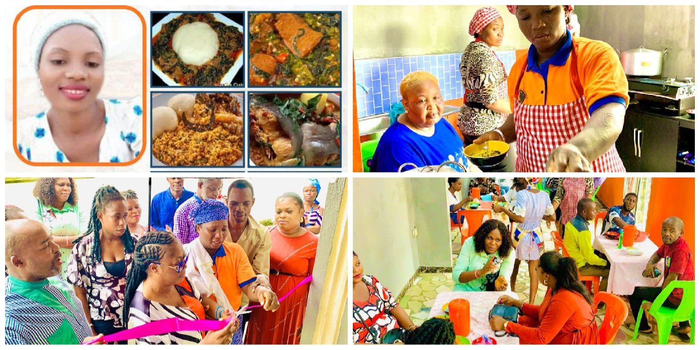 Cheers As Deborah Yakubu's Parents 'Open' Restaurant In Port Harcourt - [Photos]