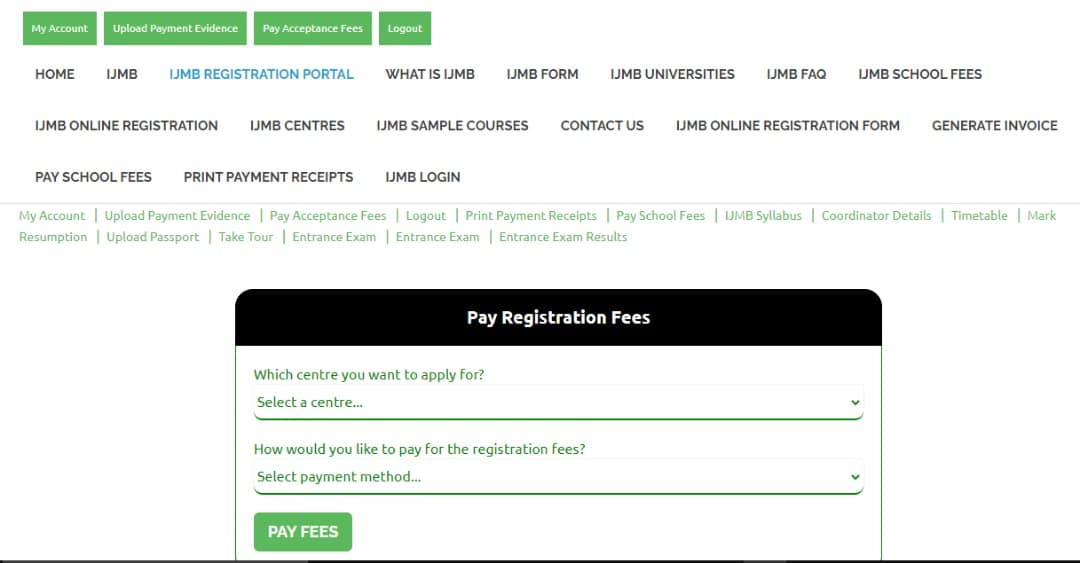 IJMB 2022 2023 registration