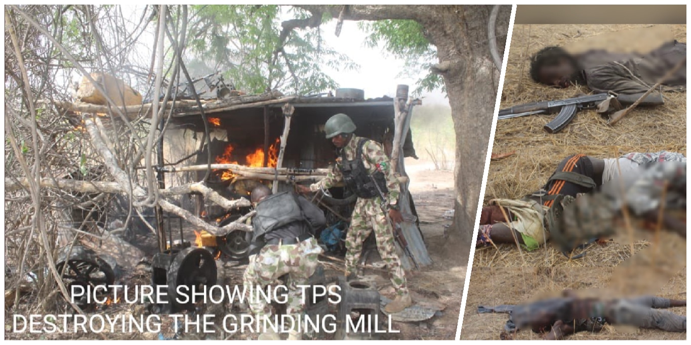 JUST IN: Nigerian Troops Neutralize ISWAP Terrorists, Destroy Camps In Borno