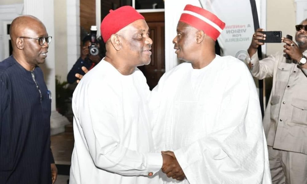 Breaking: NNPP Presidential Candidate, Kwankwaso Meets Wike In Rivers - [Photos]