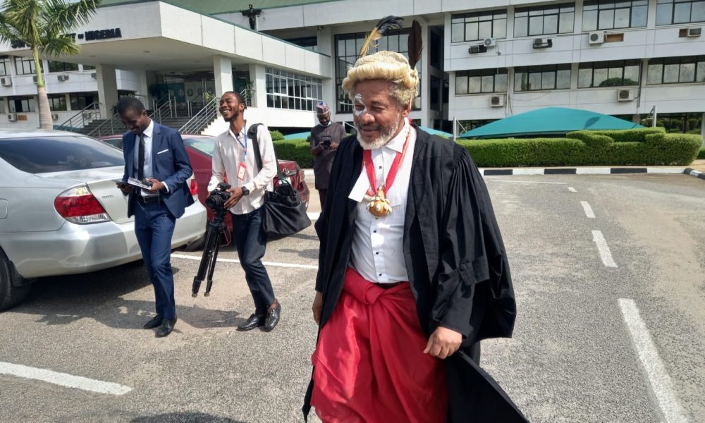 Drama As Lawyer Storms Court In 'Herbalist's' Attire - [Photos]