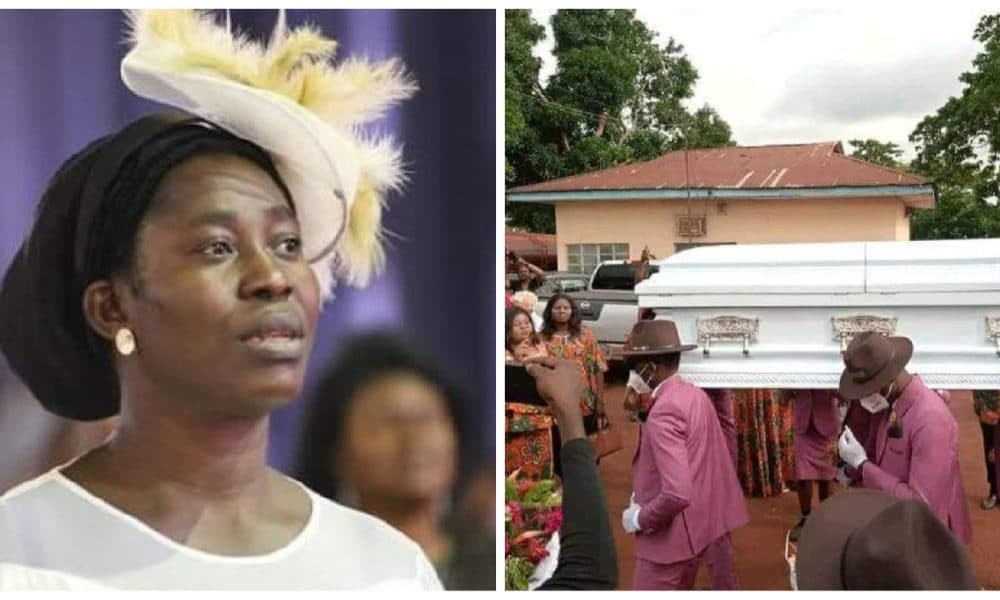 JUST IN: Mix Emotions As Late Gospel Singer Osinachi’s Body Arrives Abia For Burial - [Photos]