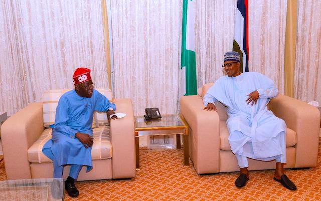 2023: Tinubu Meets Buhari In Presidential Villa